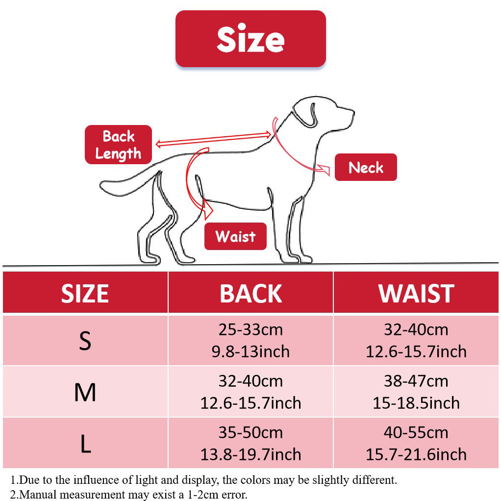 Females Dog Diapers - Red Polka Dots