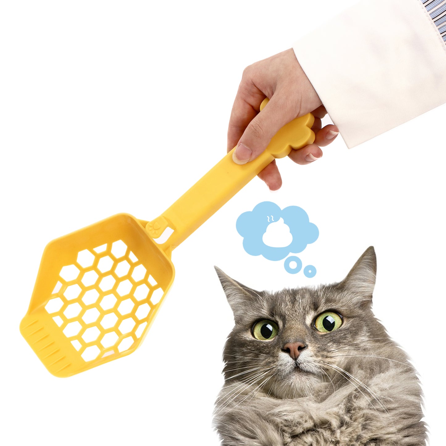 Cat Litter Scoop - Honeycomb