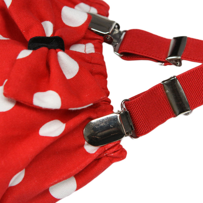Females Dog Diapers - Red Polka Dots