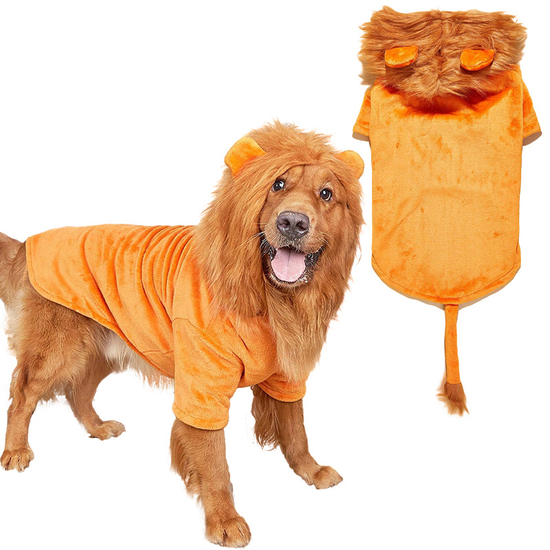 Halloween Lion Dog Cosplay Costume