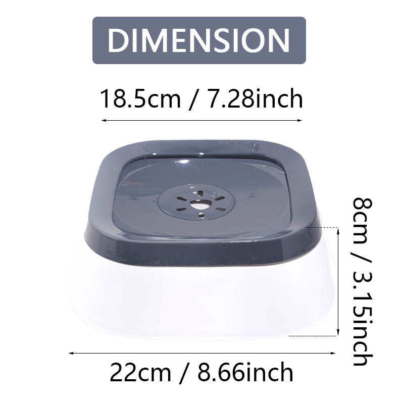 Anti-Splash Pet Water Bowl