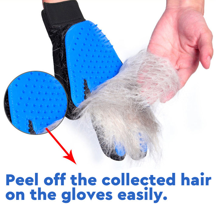 Pet Grooming Gloves - 1 Pair