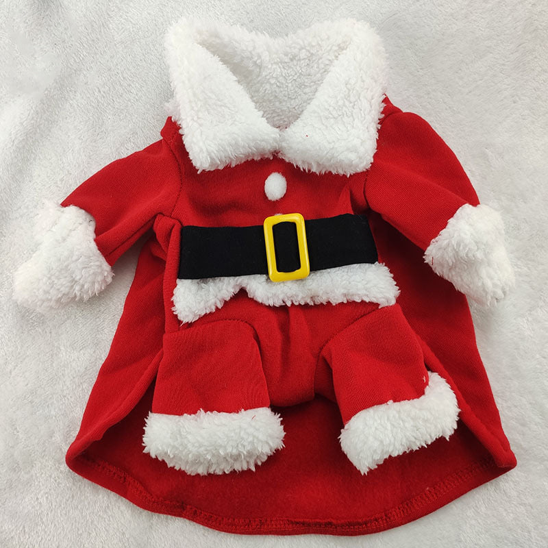 Chirstmas Santa Claus Dog Cosplay Costume