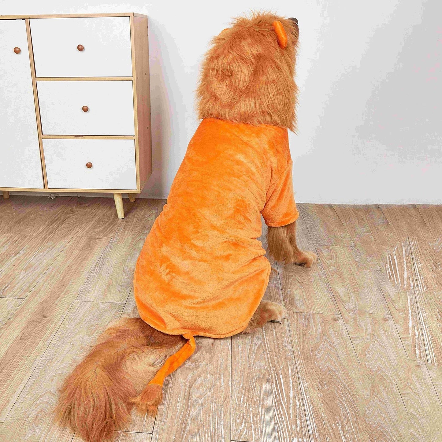 Halloween Lion Dog Cosplay Costume
