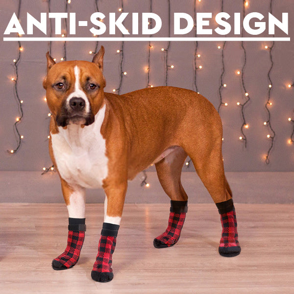 Christmas Dog Socks - 4 PCS