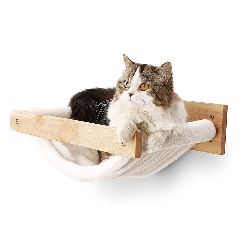 Multiple-Level Cat Hammock & Climbing Activity Center Wall-Mounted Cat Tree Shelves