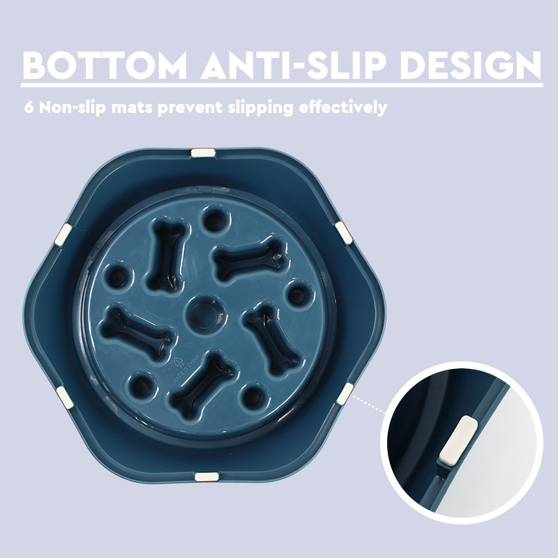 Dog Slow Feeder Bowl - Bone