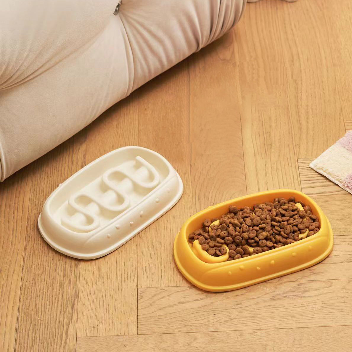 Dog Slow Feeder Bowl - Hot Dog