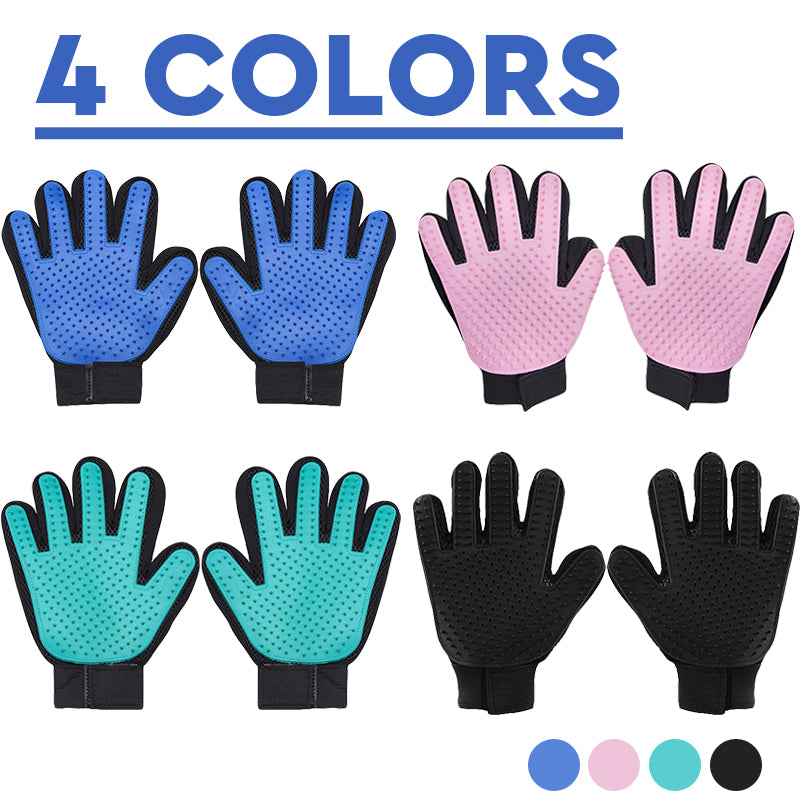 Pet Grooming Gloves - 1 Pair