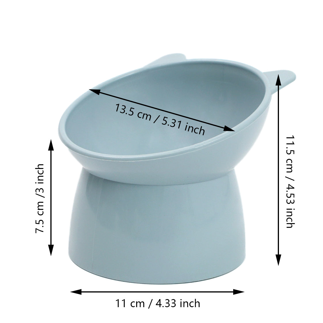 Elevated Cat Feeder Bowl