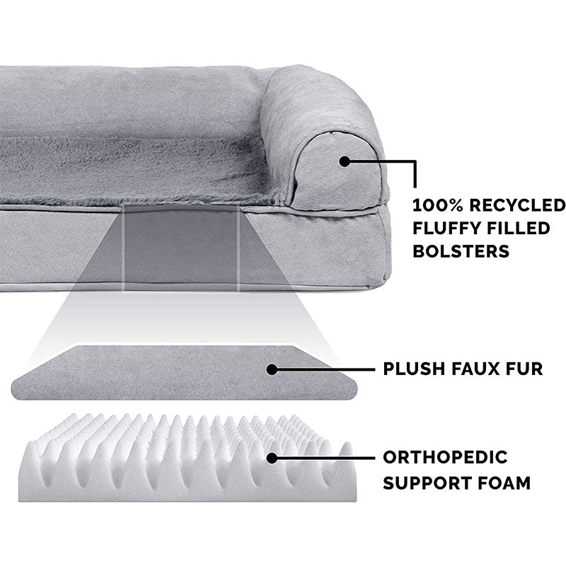 Pet Plush Cushion Sofa - Machine Washable