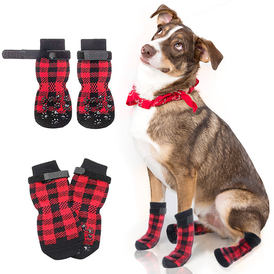 Christmas Dog Socks - 4 PCS