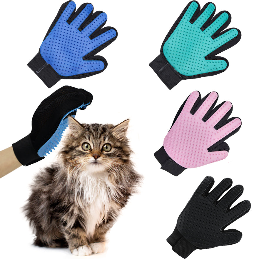 Pet Grooming Gloves - 1 Pair